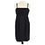 Moschino Cheap And Chic Moschino Cheap & Chic Schwarzes Mini-Kleid mit Rüschen und schmalen Trägern