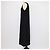 Chanel Ärmelloses Maxi-Kleid aus gestepptem Baumwollstrick in Schwarz mit CC-Logo - Ansicht 2
