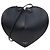 Alaïa Alaia Le Coeur Schultertasche aus schwarzem Leder