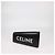 Céline Clutch asimétrica Celine de piel negra con logo Negro - vista 2
