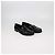 Prada Black Brushed Leather Slip On Loafers - view 2