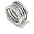 Bulgari Anel Bvlgari B.Zero1 3-Band Ouro Branco