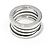Bulgari Anel Bvlgari B.Zero1 3-Band Ouro Branco - vista 3