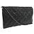 Chanel Chain Flap Quilted Iridescent Fabric Small Nero - vista 2