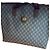 Gucci Plus Monogram Shopper Braun Beige PVC Dunkelbraun