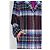 Autre Marque Abrigo Andre Tan Smart Couture de mezcla de lana a cuadros Negro Rosa Azul Multicolor - vista 10