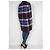 Autre Marque Abrigo Andre Tan Smart Couture de mezcla de lana a cuadros Negro Rosa Azul Multicolor - vista 7