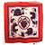 Pañuelo de seda Hermès Ex Libris - Rojo, Azul, Blanco Roja