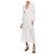 Zimmermann Abito Maxi in Lino e Pizzo Bianco - vista 2