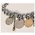 Bracciale Dolce & Gabbana Gipsy Coin Charm in acciaio argento e oro D'oro Silver hardware Gold hardware - vista 11