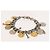 Bracciale Dolce & Gabbana Gipsy Coin Charm in acciaio argento e oro D'oro Silver hardware Gold hardware - vista 15