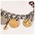 Bracciale Dolce & Gabbana Gipsy Coin Charm in acciaio argento e oro D'oro Silver hardware Gold hardware - vista 4