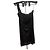 Christian Dior Asymmetrisches Drapiertes Abendkleid Schwarz