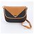 Borsa a tracolla in pelle Yves Saint Laurent Marrone Nero