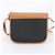 Borsa a tracolla in pelle Yves Saint Laurent Marrone Nero - vista 3