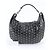 Borsa a tracolla Jimmy Choo Sky Bag in pelle con borchie a stella Nero Argento