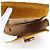 Gucci Bamboo Handtasche aus Leder Braun Gelb - Ansicht 7