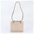Fendi Zucca Schultertasche aus Leder und Canvas Beige
