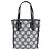 Bolso Tote de piel y lona Anagram Repeat Loewe Negro