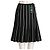 Autre Marque Lauren Ralph Lauren Gonna Midi a Righe Bianco e Nero