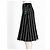 Autre Marque Lauren Ralph Lauren Gonna Midi a Righe Bianco e Nero - vista 3
