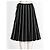 Autre Marque Lauren Ralph Lauren Gonna Midi a Righe Bianco e Nero - vista 4