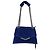 IKKS Borsa THE 1. Pop Color Blu Cobalto in Pelle Velluto Matelassé
