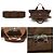 Hermès Borsa Tote Hermes Paris Brown Canvas Her Line Herline MM Yale Marrone - vista 4