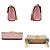Gucci Borsa a tracolla piccola con catena GG Supreme Strawberry Padlock Rosa - vista 3