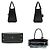 Autre Marque Borsa Sac De Jour Baby Tote Bag in pelle nera con tracolla - vista 3