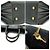 Autre Marque Borsa Sac De Jour Baby Tote Bag in pelle nera con tracolla - vista 4