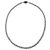 Autre Marque Collana di perle d'acqua dolce bianche 5 mm con chiusura in argento sterling 925 Bianco