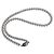 Autre Marque Collana di perle d'acqua dolce bianche 5 mm con chiusura in argento sterling 925 Bianco - vista 5