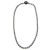 Autre Marque Collar de perlas Akoya blancas de 7 mm con cierre swirl plateado Blanco