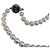 Autre Marque Collar de perlas Akoya blancas de 7 mm con cierre swirl plateado Blanco - vista 4