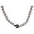 Autre Marque Collar de perlas Akoya blancas 7 mm con cierre de caja de plata floral Blanco - vista 3