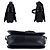 Céline Vintage Black Canvas C Carriage Box Flap Schultertasche Schwarz - Ansicht 4