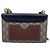 Padlock Gucci Borsa a tracolla Small Chain con lucchetto in tela GG Supreme Black Brown Marrone - vista 3