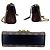 Padlock Gucci Borsa a tracolla Small Chain con lucchetto in tela GG Supreme Black Brown Marrone - vista 4