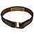 Ring Hermès Bracciale Mini Rivale Hermes in pelle Taupe con hardware Gold Taglia S Grigio - vista 3
