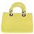 Christian Dior Borsa in pelle Diorissimo Giallo - vista 3