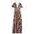 Abito maxi Melissa Odabash marrone in viscosa