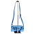 Autre Marque Bowling-Tasche aus blauem Leder - Ansicht 3