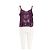 Autre Marque Top a taglio dritto viola SHINTA Porpora