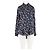 Autre Marque Camicia in seta blu ASCENO