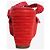 Hermès  zeppe in pelle intrecciata e rafia rosse - size EU 39 (UK 6) Rosso - vista 3