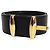 Altuzarra Black leather belt - size XS