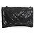 Chanel Borsa a tracolla CC Crave in pelle caviar matelassé nera 2013 Nero - vista 3