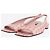 Autre Marque Décolleté slingback a quadretti vichy rosa e bianchi - size EU 40 - vista 2