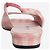 Autre Marque Décolleté slingback a quadretti vichy rosa e bianchi - size EU 40 - vista 3